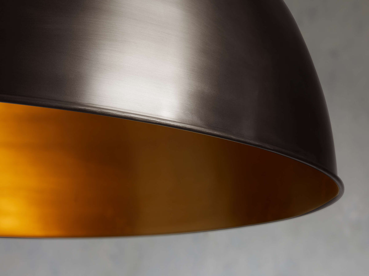 Watley Metallic Dome Pendant Light