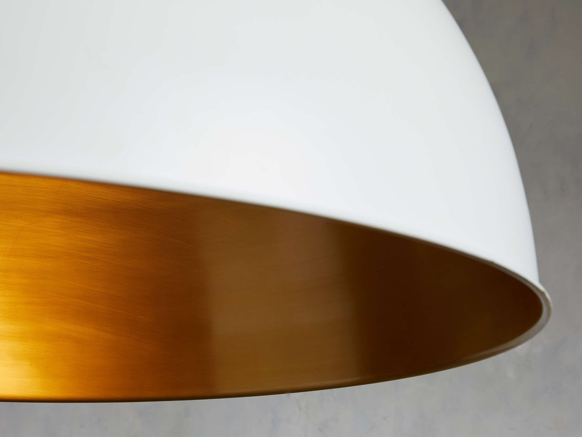 Watley Metallic Dome Pendant Light