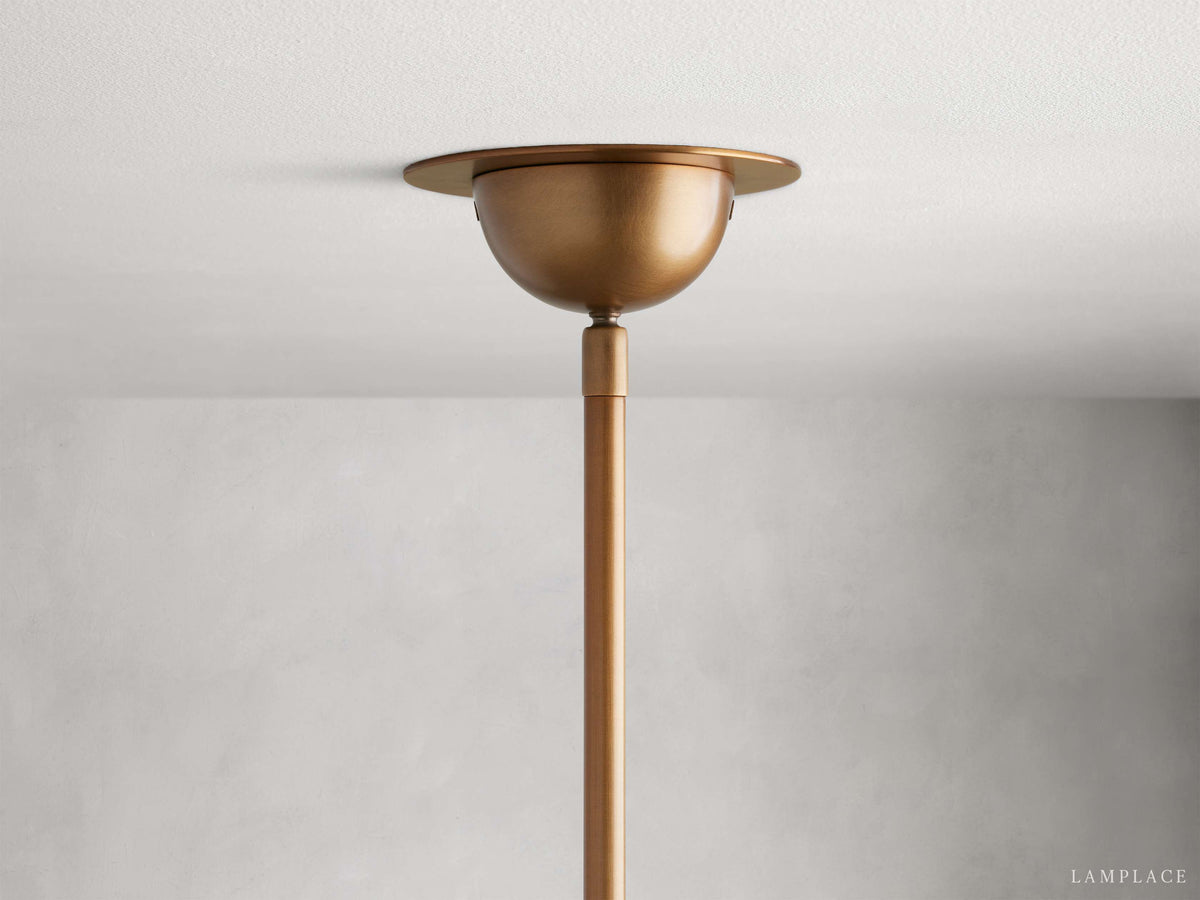 Saguaro Alabaster Patina Round Chandelier