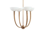 Saguaro Alabaster Patina Round Chandelier
