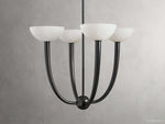 Saguaro Alabaster Patina Round Chandelier
