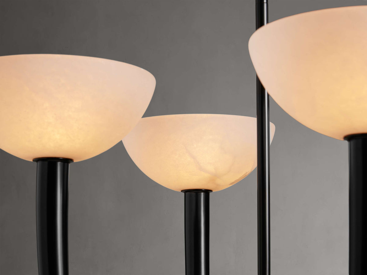Saguaro Alabaster Patina Round Chandelier
