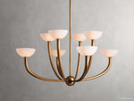 Saguaro Alabaster Patina Round Chandelier