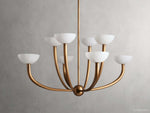 Saguaro Alabaster Patina Round Chandelier