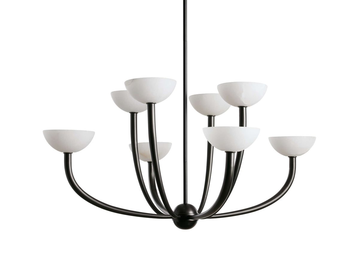 Saguaro Alabaster Patina Round Chandelier