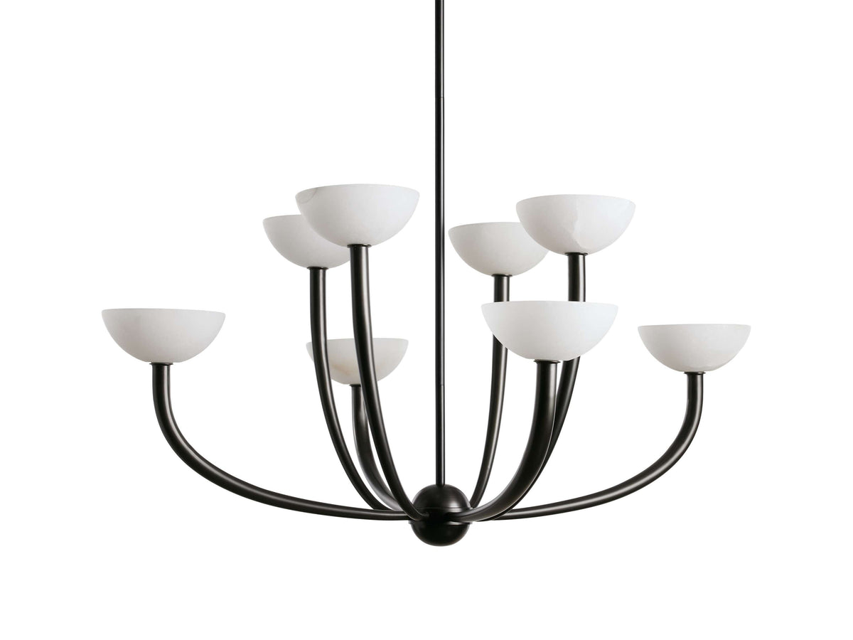Saguaro Alabaster Patina Round Chandelier