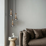 Rain Aura Glass Pendant Light