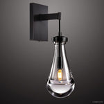 Rain Aura Glass Wall Sconce