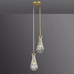 Rain Aura Glass Round Chandelier 5"