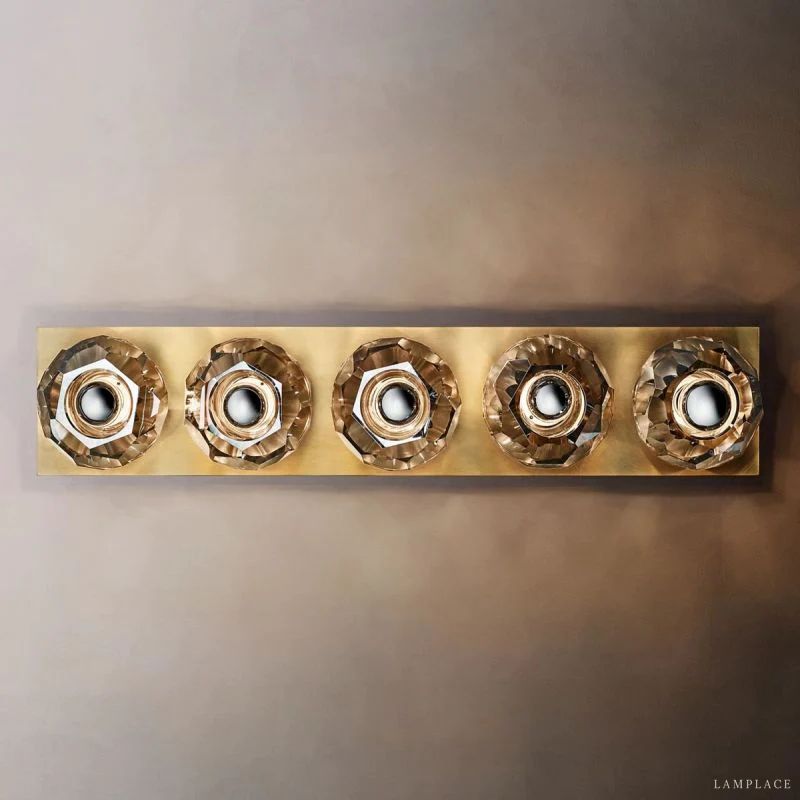 Boule De Radiant Crystal Linear Wall Sconce