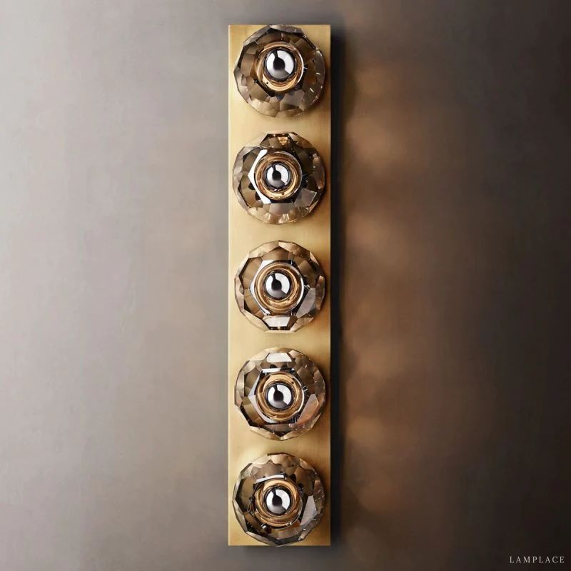 Boule De Radiant Crystal Linear Wall Sconce