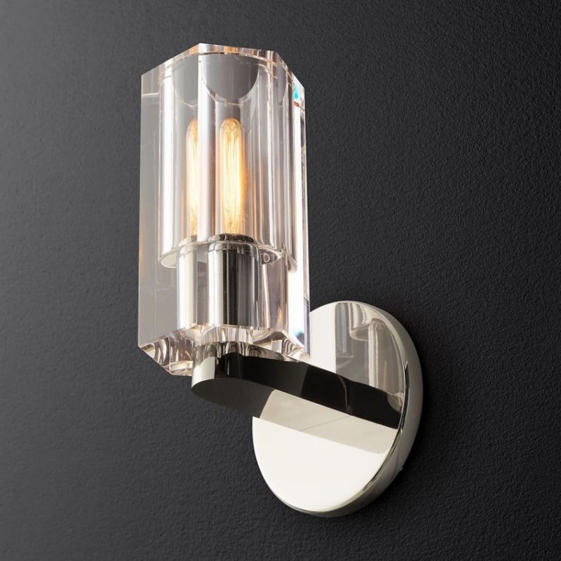 Arcachon Gear Crystal Wall Sconce