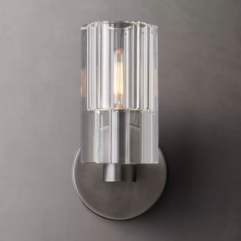 Arcachon Gear Crystal Wall Sconce