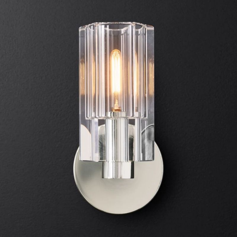 Arcachon Gear Crystal Wall Sconce