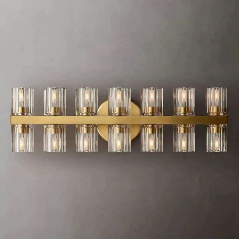 Arcachon Gear Crystal 14-Light Wall Sconce