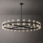 Arcachon Gear Crystal Round Chandelier 48"