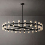 Arcachon Gear Crystal Round Chandelier 48"