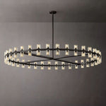 Arcachon Gear Crystal Round Chandelier 60"