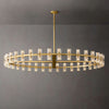 Arcachon Gear Crystal Round Chandelier 60"