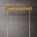 Arcachon Gear Crystal Rectangular Chandelier 72"