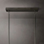 Arcachon Gear Crystal Rectangular Chandelier 54"