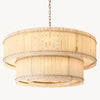 San Marco Vintage Alabaster Tiered Round Chandelier 60"