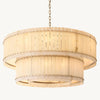 San Marco Vintage Alabaster Tiered Round Chandelier 60"