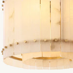 San Marco Vintage Alabaster Round Chandelier 22"