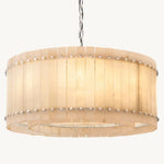 San Marco Vintage Alabaster Round Chandelier 37"