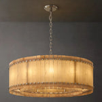 San Marco Vintage Alabaster Round Chandelier 48"