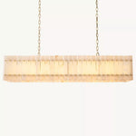 San Marco Vintage Alabaster Linear Chandelier 54"