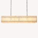 San Marco Vintage Alabaster Linear Chandelier 54"