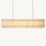 San Marco Vintage Alabaster Linear Chandelier 54"