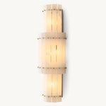 San Marco Vintage Alabaster Round Wall Sconce