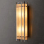 San Marco Vintage Alabaster Rectangular Wall Sconce