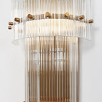 San Marco Vintage Glass Round Wall Sconce