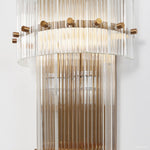 San Marco Vintage Glass Round Wall Sconce