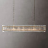 San Marco Vintage Glass Rectangle Chandelier 72"