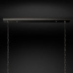 San Marco Vintage Glass Rectangle Chandelier 54"