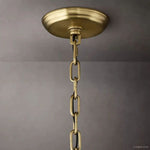 San Marco Vintage Glass Round Chandelier 37"