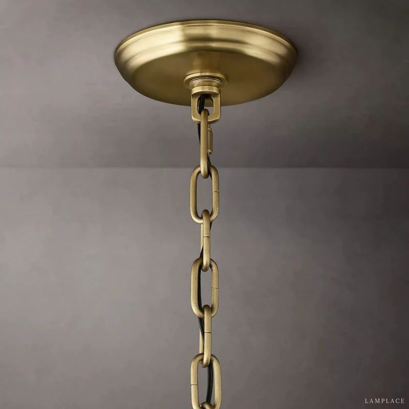 San Marco Vintage Glass Round Chandelier 22"