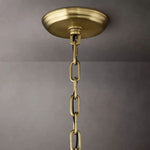 San Marco Vintage Glass Two-Tier Round Chandelier 48"