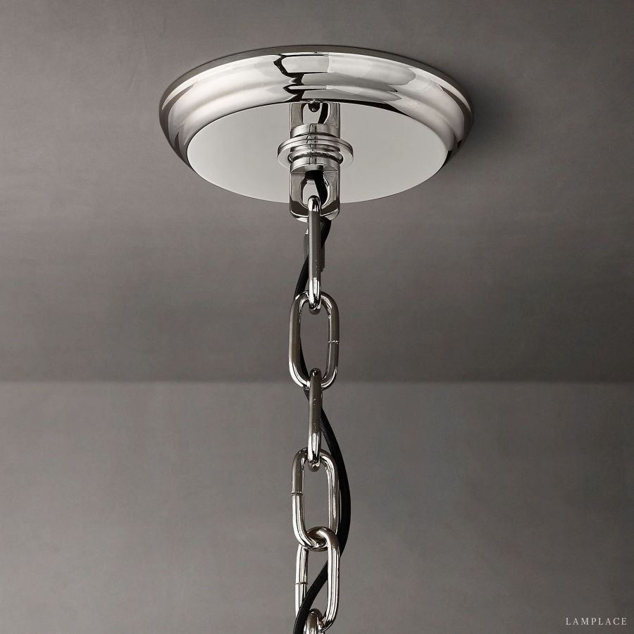 San Marco Vintage Glass Round Chandelier 60"