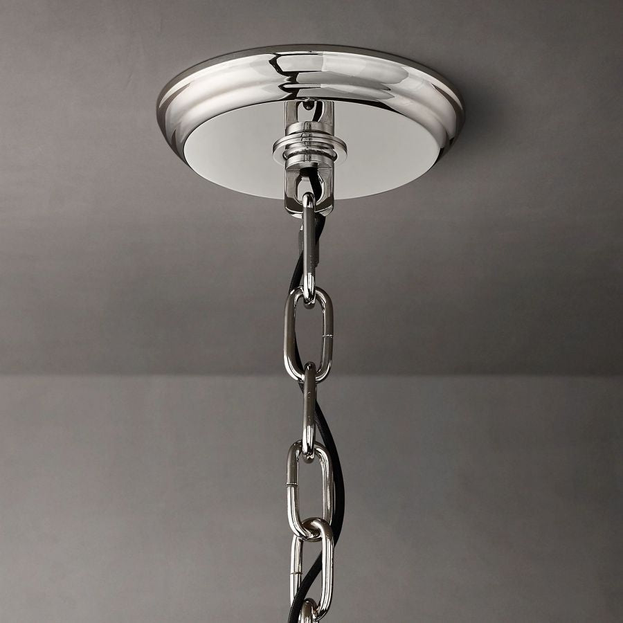 San Marco Vintage Glass Round Chandelier 48"