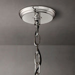 San Marco Vintage Glass Two-Tier Round Chandelier 22"
