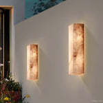 Rivage Veined Alabaster Wall Sconce