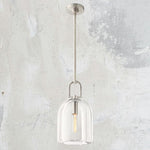 Botanist Crystal Cloche Pendant Light