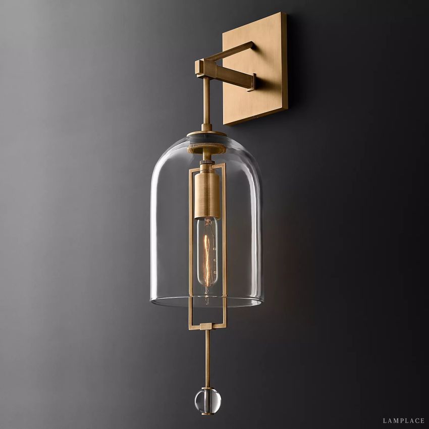 Fulcrum Blown Glass Wall Sconce