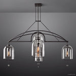 Fulcrum Blown Glass Round Chandelier 85"