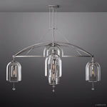 Fulcrum Blown Glass Round Chandelier 85"